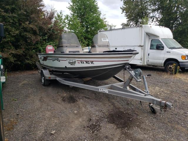  Salvage Lund Boat W Trl
