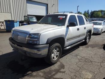 Salvage Chevrolet Avalanche