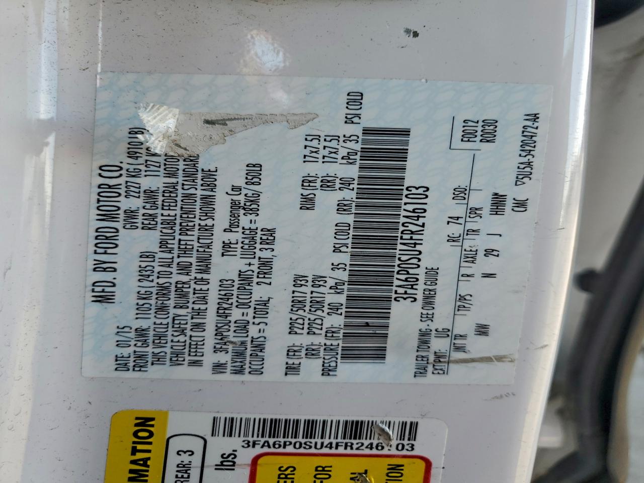 Ford Fusion Titanium Phev Image 12