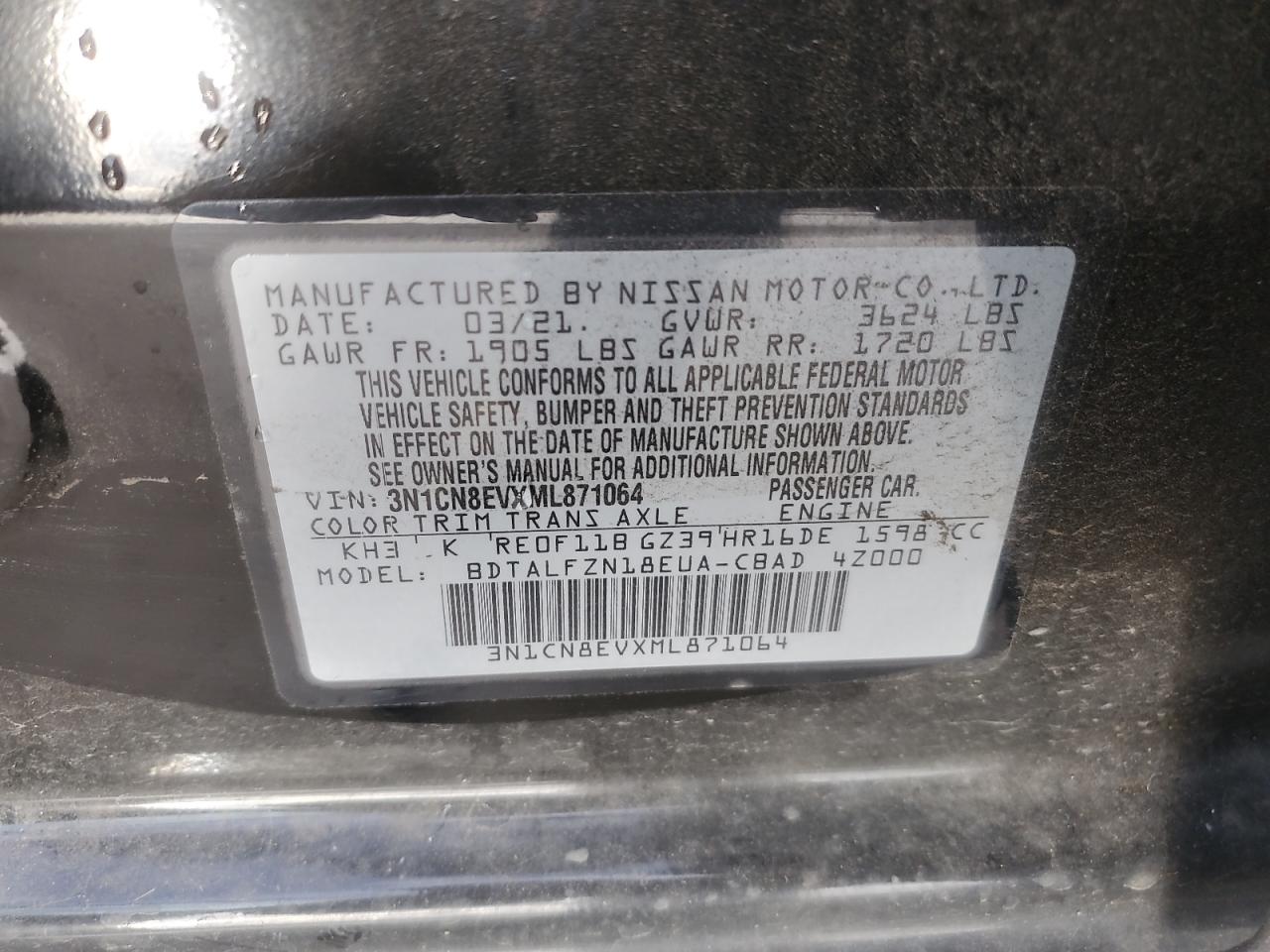 Nissan Versa Sv Image 12