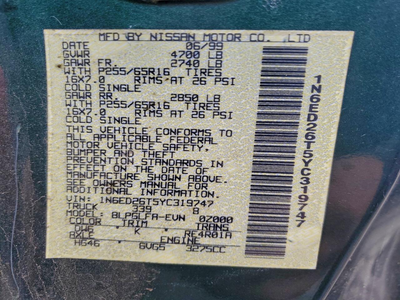 Nissan Frontier King Cab Xe Image 8