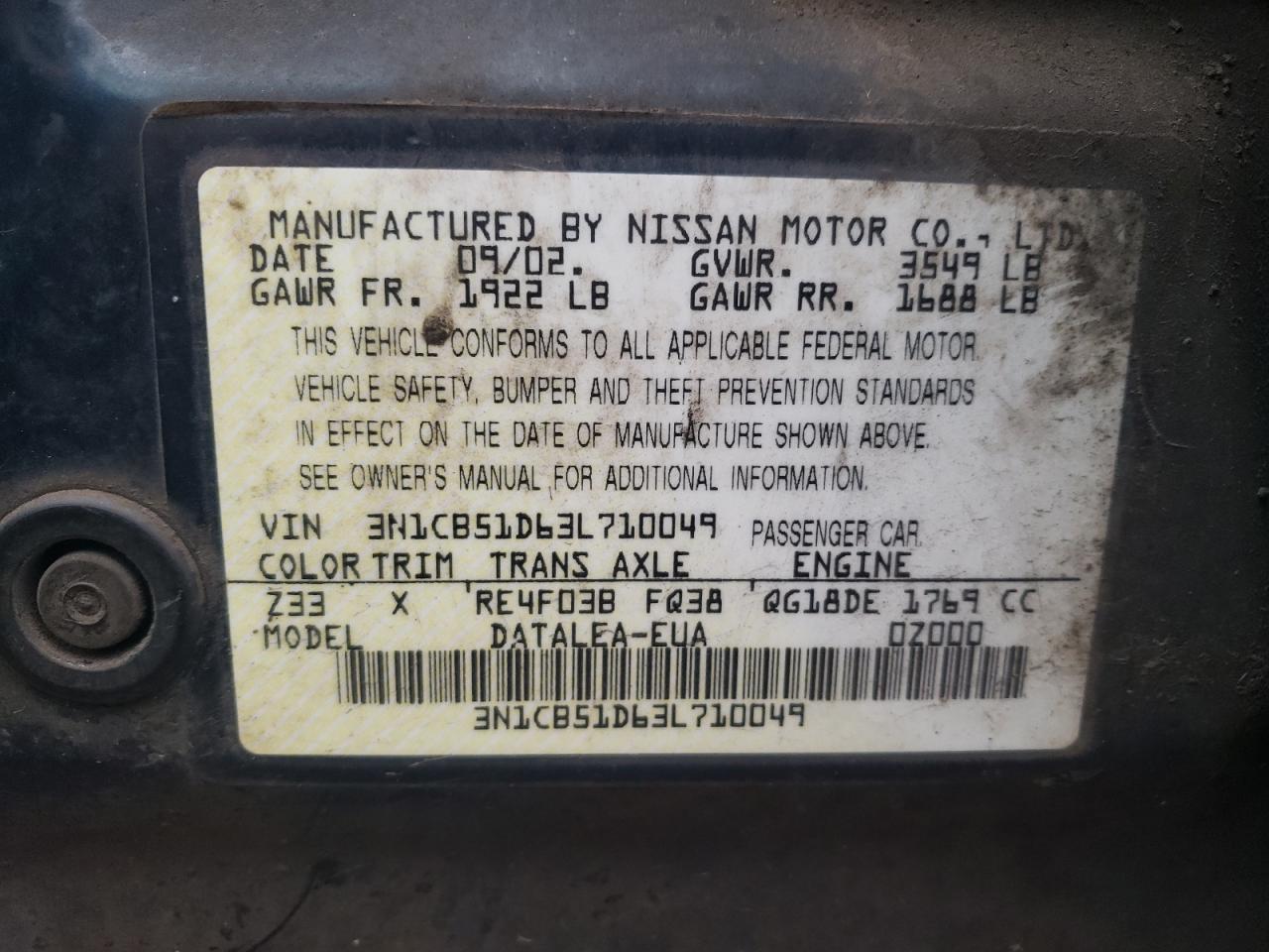 Nissan Sentra Xe Image 10