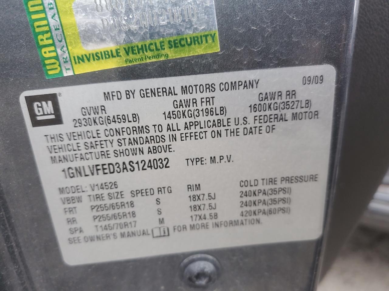 Chevrolet Traverse Lt Image 12