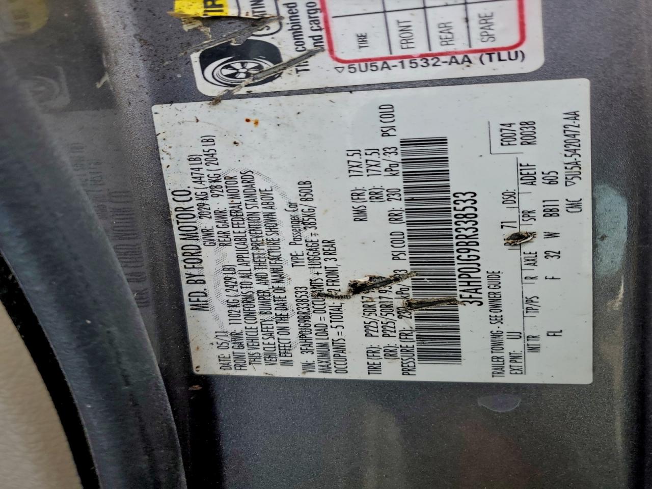 Ford Fusion Sel Image 11