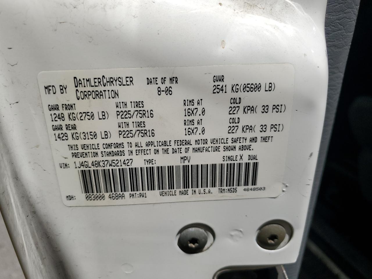 Jeep Liberty Sport Image 9