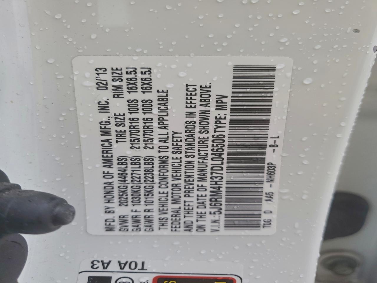 Honda Crv Lx Image 10