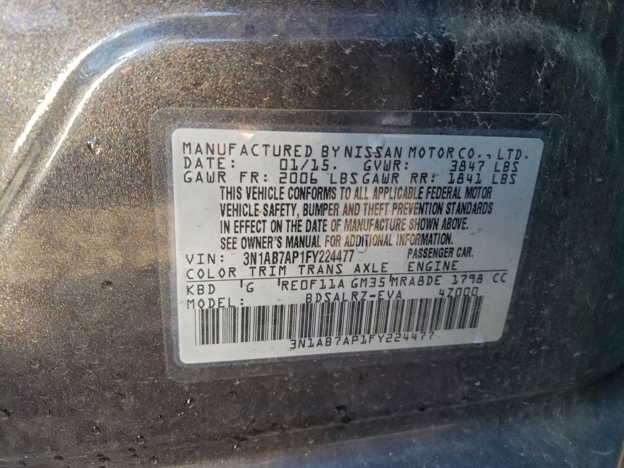 Nissan Sentra S Image 9