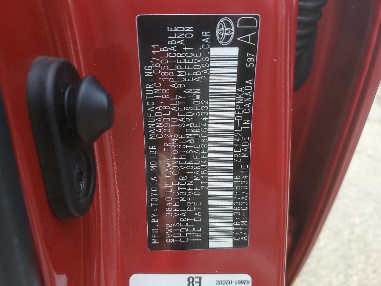 Toyota Corolla Base Image 11