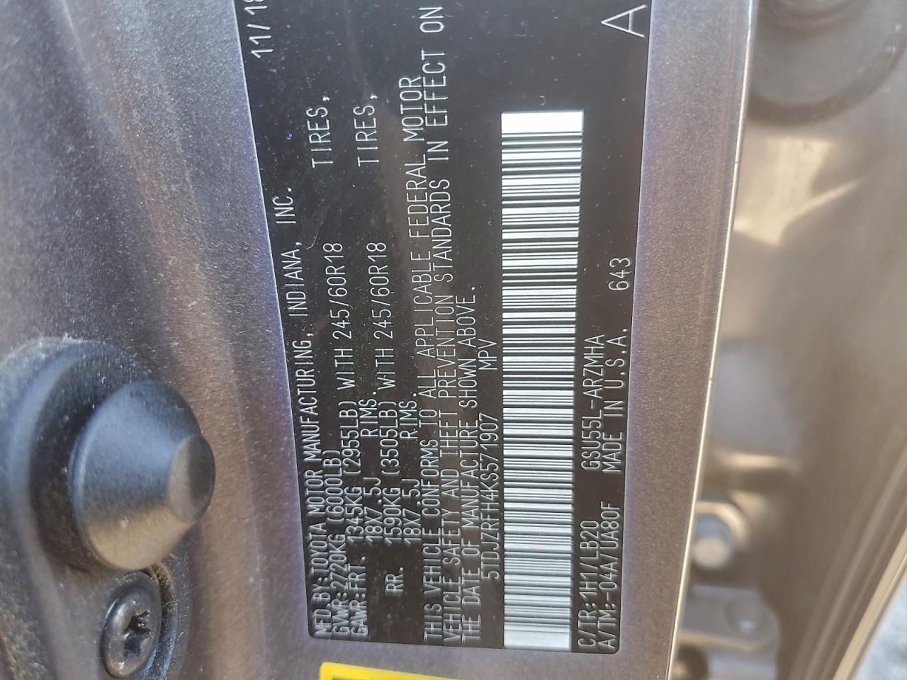 Toyota Highlander Se Image 12