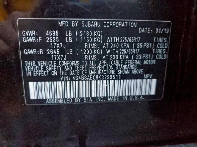 Subaru Outback 2.5i Image 7