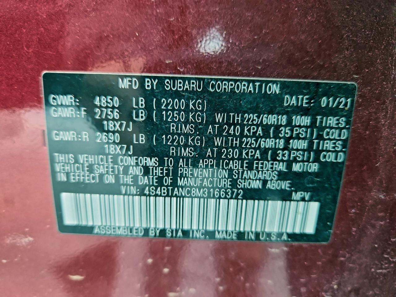 Subaru Outback Limited Image 5