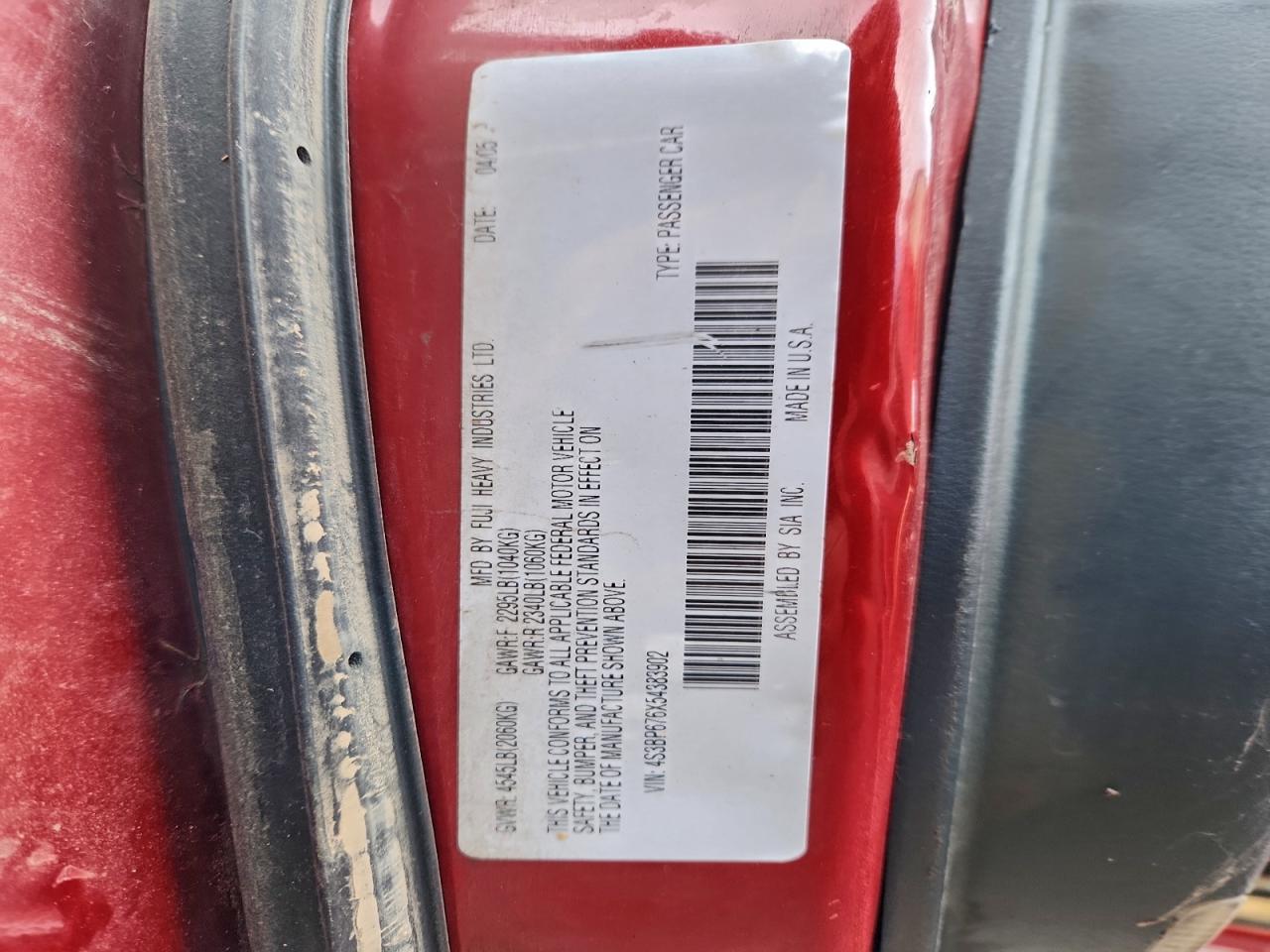 Subaru Legacy Gt Limited Image 7